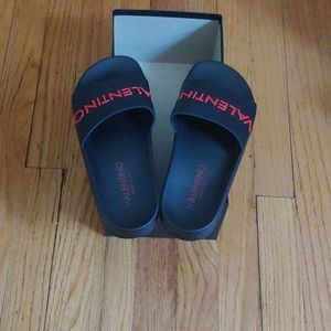VALENTINO designer slides new with tags